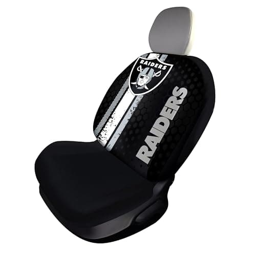 NFL - Las Vegas Raiders SEATCOVERRALLY-Las Vegas Raiders Rally Seat Cover - Full Color Vivid Design - 1pc