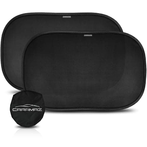 CARAMAZ Car Window Shade for Baby with Certified UV-Protection 2 Pack - 20"x12"