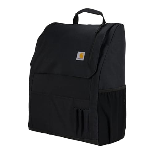 Carhartt Universal Front Seat Organizer, Tool and Equipment Organizer for Automotives, Black, One Size