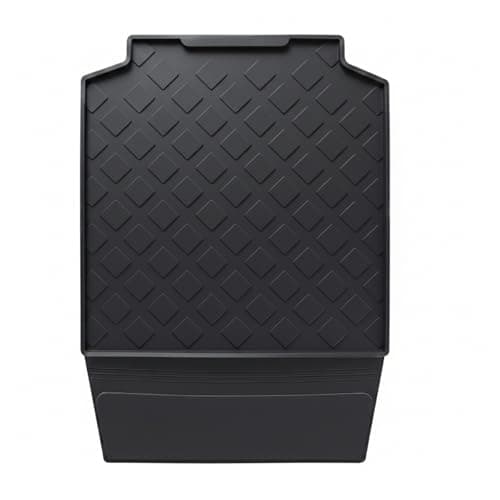 Premium Silicone Car Seat Protector for Child Car Seat - LATCH Compatible, Waterproof & Anti-Slip, Heat Resistant, No Imprints on Leather Seats, BPA-Free Universal Fit for Baby, Pets (Black, 1 Pack)