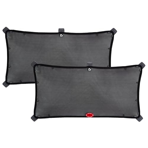 Munchkin® Brica® Magnetic Stretch to Fit™ Sun Shade, Black, 2 Pack