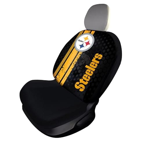 NFL - Pittsburgh Steelers SEATCOVERRALLY-Pittsburgh Steelers Rally Seat Cover - Full Color Vivid Design - 1pc
