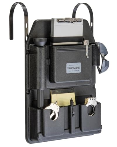 Tufloc Seat Organizer for Police and Law Enforcement Vehicles - Keeps Gear Secure and Readily Accessible